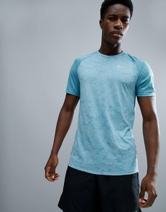 Синяя дышащая футболка Nike Running Miler 904661-407 - Синий