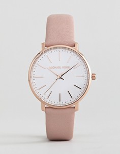 Часы с розовым кожаным ремешком Michael Kors MK2741 Pyper - 38 мм - Розовый