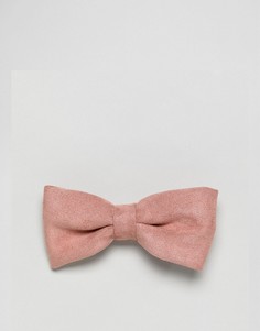 Розовый галстук-бабочка Burton Menswear Wedding - Розовый