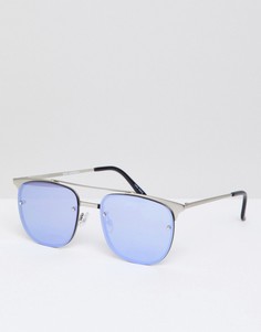 Солнцезащитные очки-авиаторы Quay Australia Private Eyes - Серый