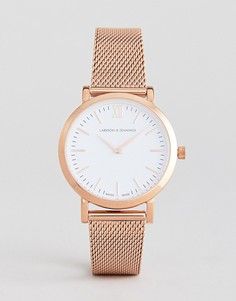 Часы цвета розового золота Larsson &amp; Jennings Lugano 33 мм - Золотой