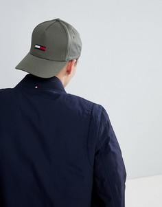 Зеленая бейсболка с логотипом-флажком Tommy Jeans - Зеленый