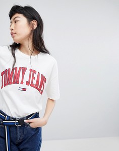Футболка с логотипом Tommy Jeans - Белый