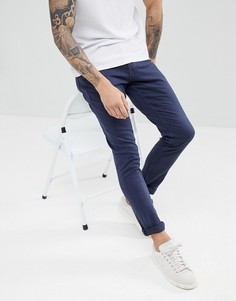 Темно-синие узкие джинсы Jack &amp; Jones - Темно-синий