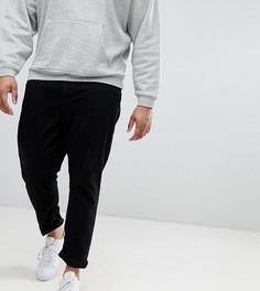 Суженные книзу черные джинсы ASOS DESIGN Plus - Черный