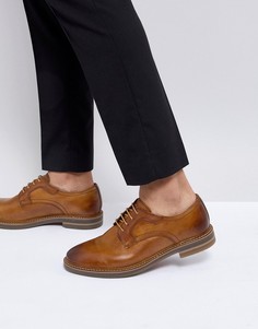Светло-коричневые кожаные дерби Base London Spencer - Рыжий
