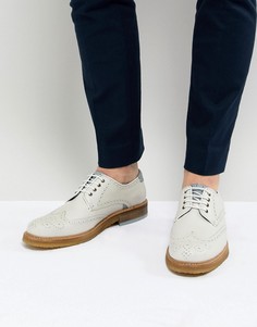 Белые кожаные броги Ted Baker Prycce - Белый