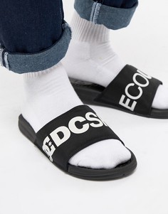 Черные шлепанцы DC Shoes Bolsa - Черный