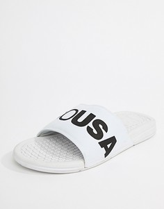 Белые шлепанцы DC Shoes Bolsa - Белый