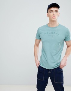 Зеленая футболка с логотипом Hackett Mr. Classic - Зеленый