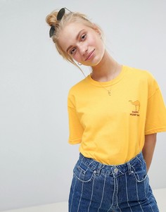 Футболка с принтом Daisy Street Hump Day - Желтый