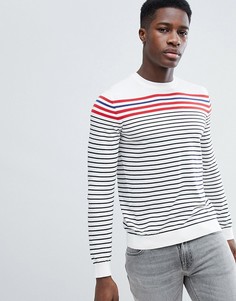 Джемпер в полоску из 100% хлопка United Colors of Benetton - Мульти