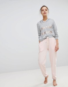 Велюровые джоггеры Boux Avenue - Розовый