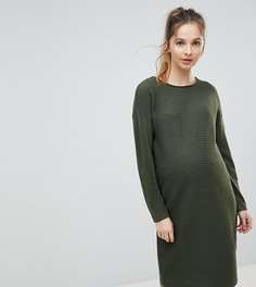 Фактурное платье-джемпер ASOS Maternity - Зеленый