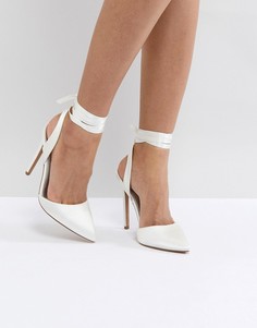 Туфли на высоком каблуке ASOS PIED PIPER - Кремовый