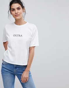 Футболка с принтом ASOS - Белый
