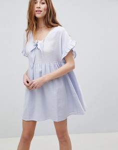 Свободное платье мини ASOS - Синий