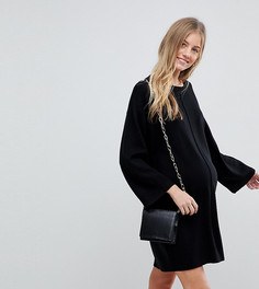 Свободное платье с широкими рукавами ASOS DESIGN Maternity - Черный