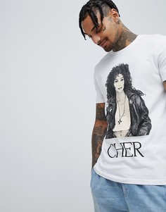 Футболка с принтом Cher ASOS DESIGN - Белый