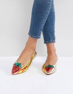 Балетки ASOS LIME - Мульти