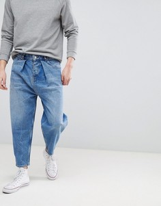 Выбеленные синие джинсы ASOS DESIGN - Синий