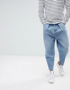 Голубые джинсы в винтажном стиле ASOS DESIGN - Синий