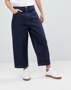 Широкие укороченные джинсы ASOS DESIGN - Синий
