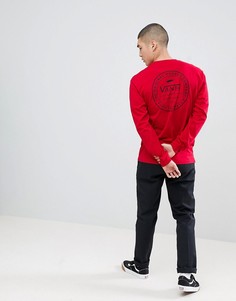 Красный лонгслив Vans Established 66 VA3H7B14A - Красный