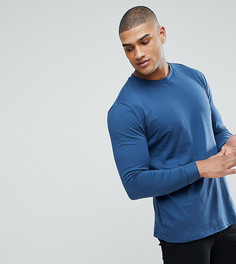 Синий лонгслив ASOS TALL - Синий