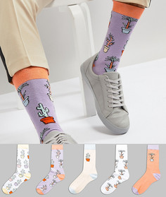 Набор из 5 пар носков ASOS - Мульти