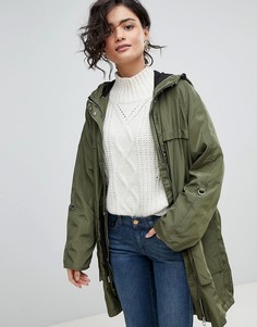 Непромокаемая куртка с капюшоном Vero Moda - Зеленый