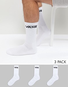 3 пары белых носков Vans Classic VXSEWHT - Белый