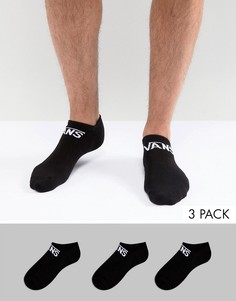 3 пары черных спортивных носков Vans Classic VXSXBLK - Черный