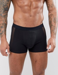 Боксеры-брифы с сетчатыми вставками ASOS DESIGN - Черный