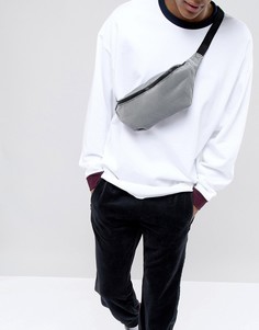 Черно-серая сумка-кошелек на пояс ASOS DESIGN - Черный