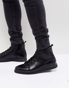 Черные ботинки из искусственной кожи ASOS DESIGN - Черный