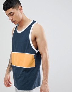 Оверсайз-майка в стиле колор блок ASOS DESIGN - Серый