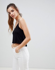 Укороченный топ на бретелях ASOS Ultimate - Черный