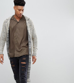 Куртка овсяного цвета из меланжевого трикотажа ASOS DESIGN Tall - Бежевый