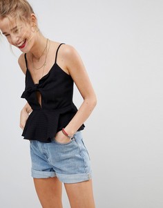 Топ на бретельках ASOS DESIGN - Черный
