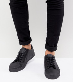 Черные кроссовки на шнуровке для широкой стопы ASOS - Черный