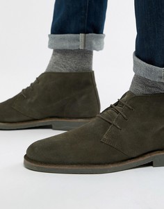 Замшевые дезерты Selected Homme - Зеленый