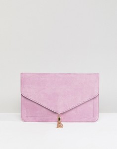 Клатч с кисточкой ASOS - Фиолетовый