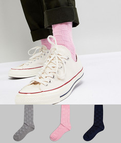 3 пары фактурных носков ASOS DESIGN - Мульти