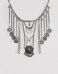 Ожерелье ASOS - Серебряный