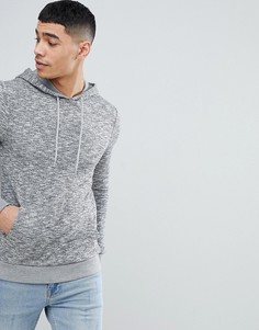Облегающий худи серого цвета ASOS DESIGN - Серый