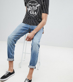 Выбеленные суженные книзу джинсы ASOS DESIGN Tall - Синий