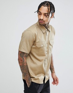 Рубашка с короткими рукавами Carhartt WIP Master - Бежевый