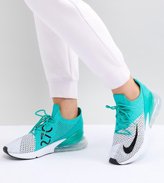 Кроссовки Nike Air Max 270 Flyknit - Зеленый