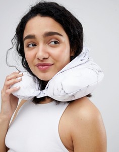 Дорожная подушка для шеи с капюшоном Typo - Мульти